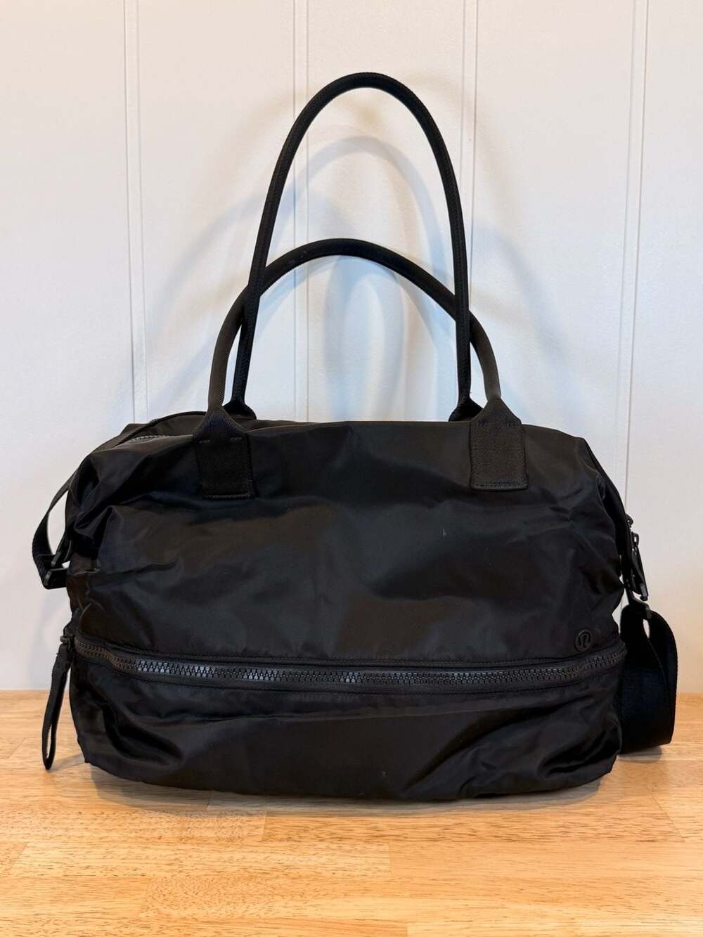 Lululemon Go Lightly Black Duffel Bag
